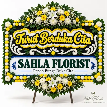 Papan Bunga Duka Wanea