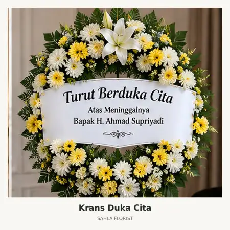 Krans Bunga Duka Wanea